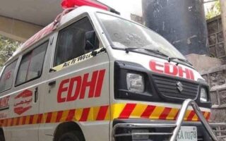 Eight Students Injured As Karachi School Van Catches Fire