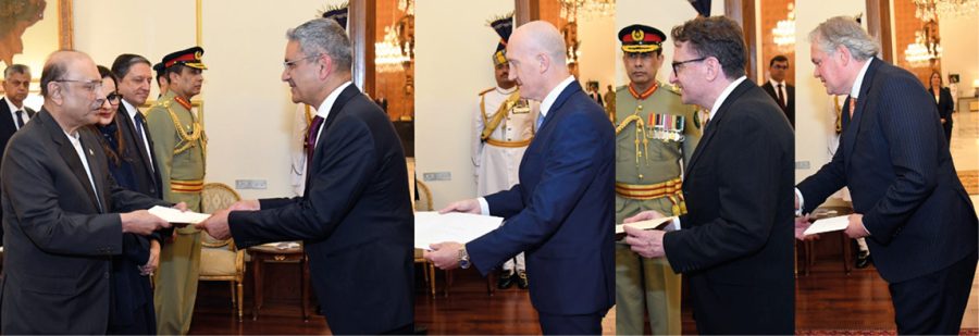 Envoys Designate Of Netherlands Canada Lebanon New Zealand Present Credentials To President