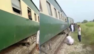 Jaffar Express Coaches Derailed After Blast On Track Four Passengers Injured