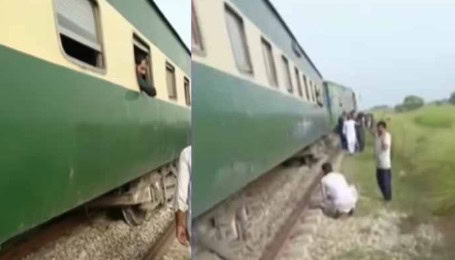 Jaffar Express Coaches Derailed After Blast On Track Four Passengers Injured