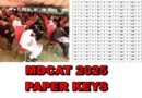 Mdcat 2025 Paper And Answer Keys 26 October Test