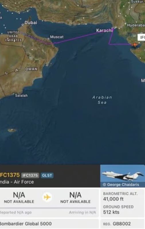 Pakistans Air Defenders Jam Force Back Indian Intelligence Aircraft Near Maritime Border 