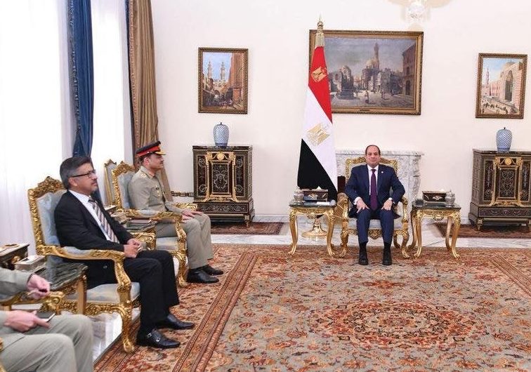 Sisi Receives Field Marshal Asim Munir To Boost Egypt Pakistan Ties