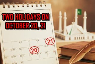 Two Holidays Announced On October 20 21 In These Pakistani Cities