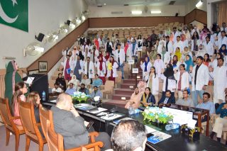 Uhs Holds White Coat Ceremony For New Undergraduate Students