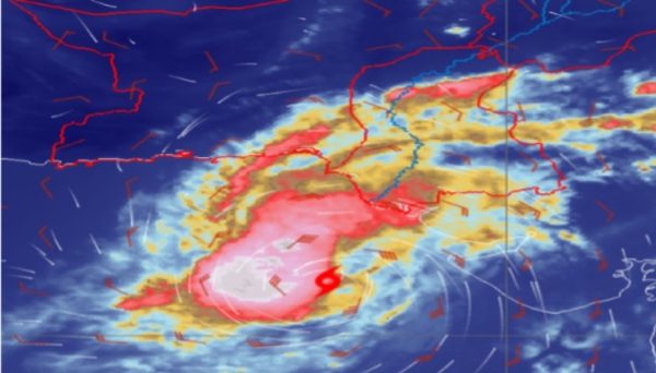 Whats The Current Distance Of Cyclone Shakhti From Karachi