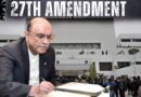 27th Constitutional Amendment Becomes Law With President Zardaris Assent