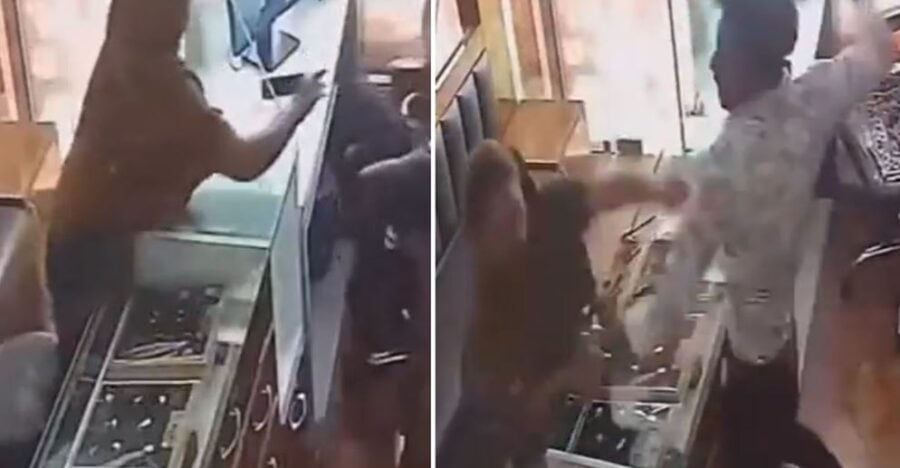 Chili Powder Attack Backfires As Woman Faces Shopkeepers Wrath In Viral Video