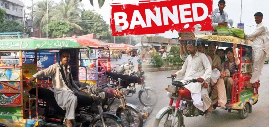 Chingchi Rickshaws Banned On Five Major Roads In Lahore Amid Worsening Smog