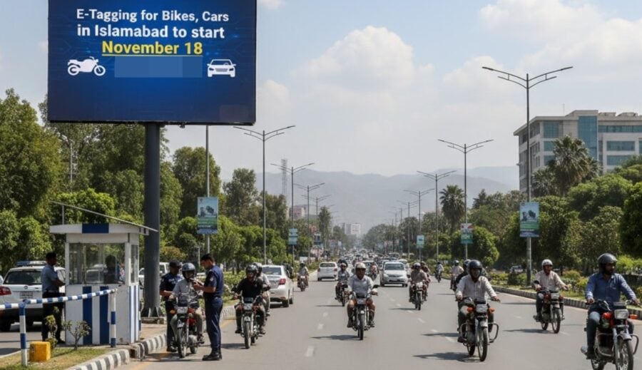 E Tagging For Bikes Cars In Islamabad To Start November 18 Full Details Here
