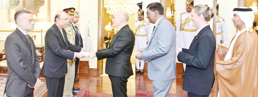 Envoys Present Credentials President Seeks Enhanced Partnership In Trade Agriculture Energy And Defence Sectors