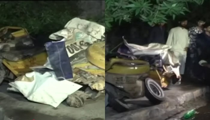Four Killed As Truck Loaded With Bottles Topples Over Rickshaw In Lahore