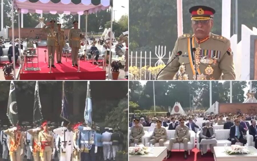 Ghq Gives Grand Farewell To Outgoing Cjcsc Gen Sahir Shamshad Mirza