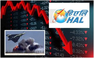 Hindustan Aeronautics Shares Take A Hit After Tejas Jet Crash At Dubai Air Show