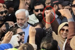 Imran Khans Sister Aleema Leads Protesters In Clash Outside Adiala Jail