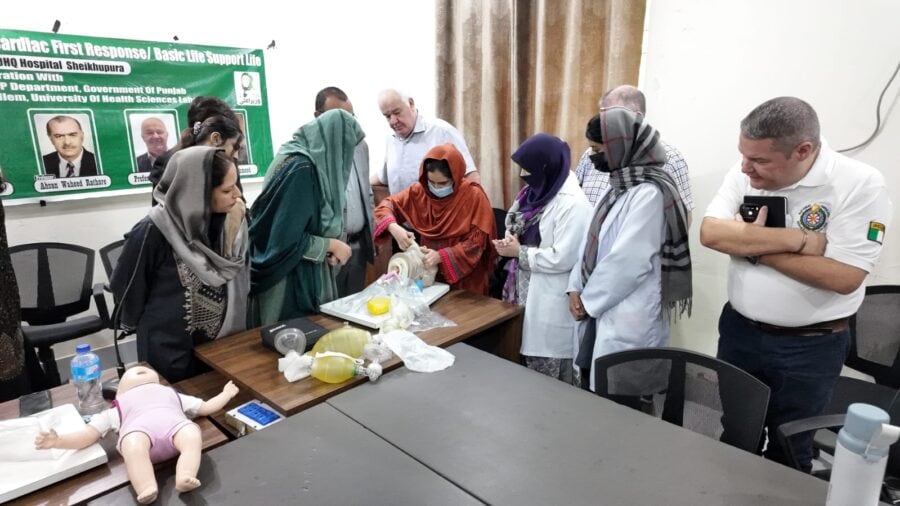 Irish Experts Begin Evaluation Of Life Saving Skills Training In Punjab