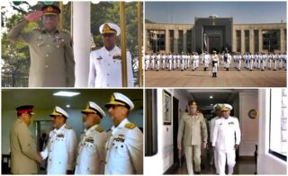 Outgoing Cjcsc Gen Mirza Honoured In Grand Farewell Ceremony At Naval Hq