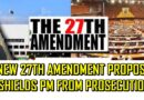Pakistan Pm Could Be Untouchable From Criminal Proceedings Under 27th Amendment