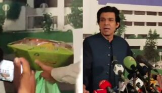 Senator Vawda Distributes Sweets Ahead Of 27th Amendment Approval