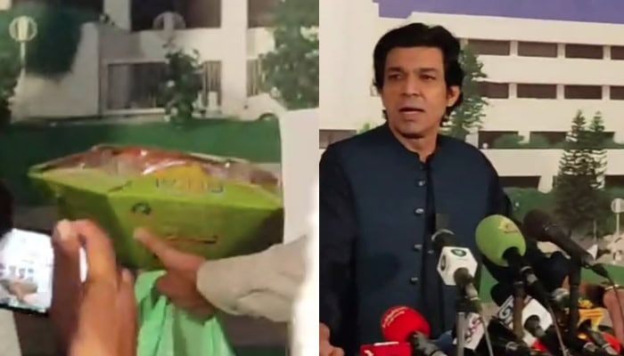 Senator Vawda Distributes Sweets Ahead Of 27th Amendment Approval