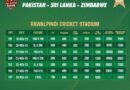 T20i Tri Series Tickets Go On Sale Today For Pakistan Vs Sri Lanka Zimbabwe