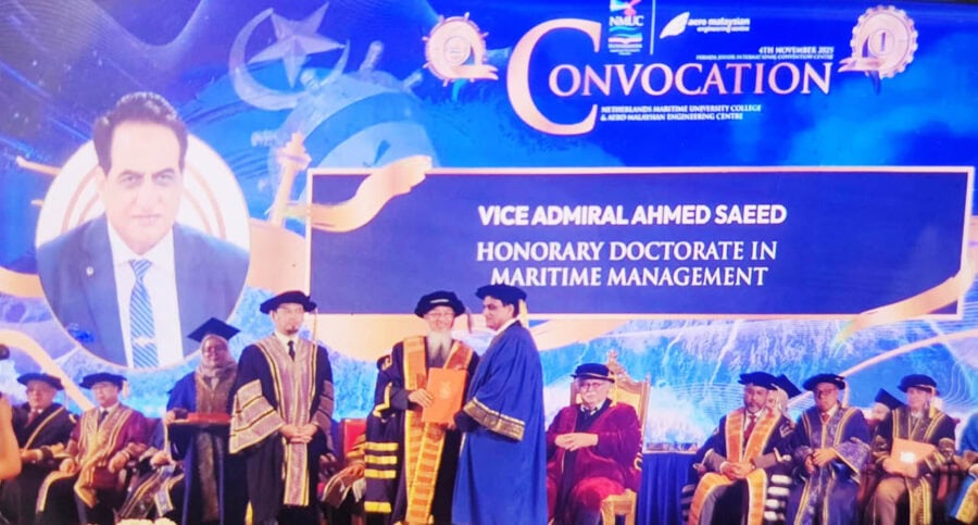 Vice Admiral Ahmed Saeed First Pakistani To Receive Honorary Doctorate In Malaysia