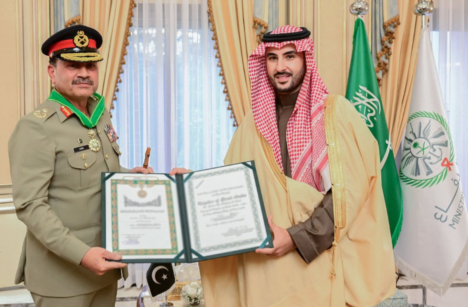 Field Marshal Asim Munir honoured with King Abdulaziz medal for his efforts to advance Pak-Saudi relations