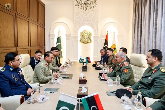 Field Marshal Asim Munir Vows To Strengthen Defence Ties With Libya 
