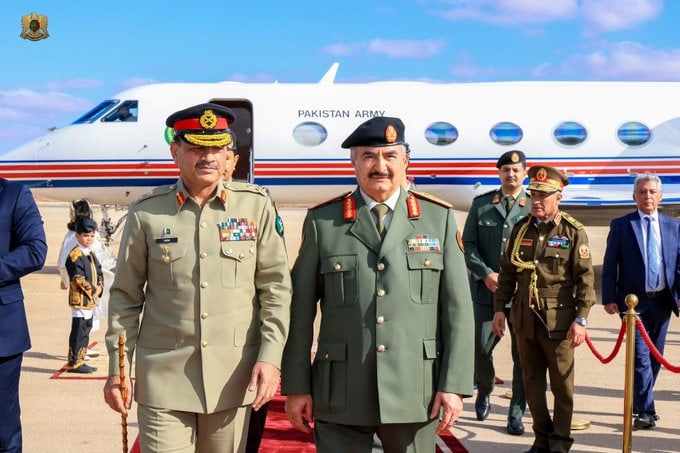 Field Marshal Asim Munir Vows To Strengthen Defence Ties With Libya