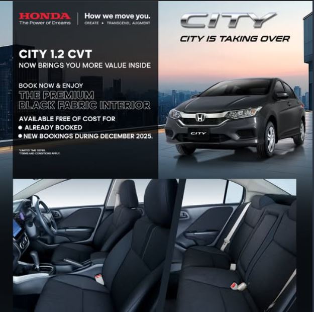 Honda City 1 2 Buyers In Pakistan Get A Luxury Upgrade And Its Free 