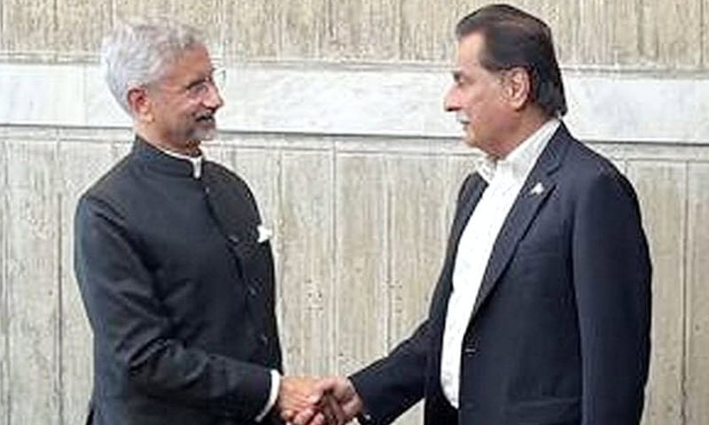 Indias Jaishanka Meets Ayaz Sadiq In First High Level Encounter Since May Conflict
