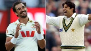 Mitchell Starc Breaks Wasim Akrams Record Hails Him As Greatest Left Arm Pacer