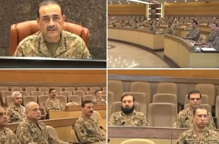 No Tolerance For Terrorists Or Political Sabotage Cdf Asim Munir Says At Corps Commanders Conference