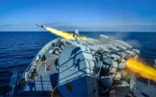 Pakistan Navy Conducts Live Weapon Firing Of Surface To Air Missile In Arabian Sea