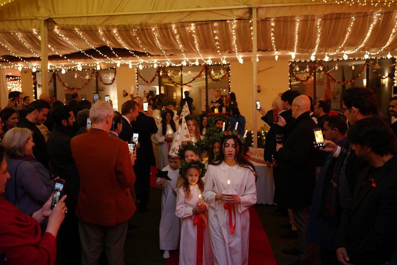 Sweden Celebrates Lucia In Islamabad A Festival Of Light And Culture 