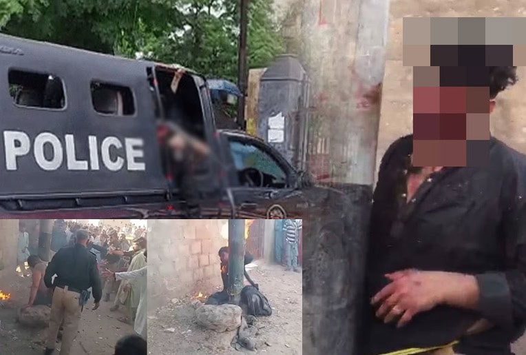 Vigilante Justice in Karachi's Orangi Town as mob burns robber alive – Pakistan Observer