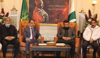 Aleem Dar, Iftikhar Thakur visit LCCI to promote thalassemia awareness