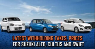 Alto Cultus Swift 2026 Updated Prices And Withholding Taxes