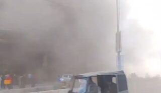 Fire Breaks Out At Restaurant In Karachis Roshan Towers