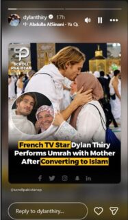 French Tv Star Dylan Thiry Mother Perform Umrah After Embracing Islam 