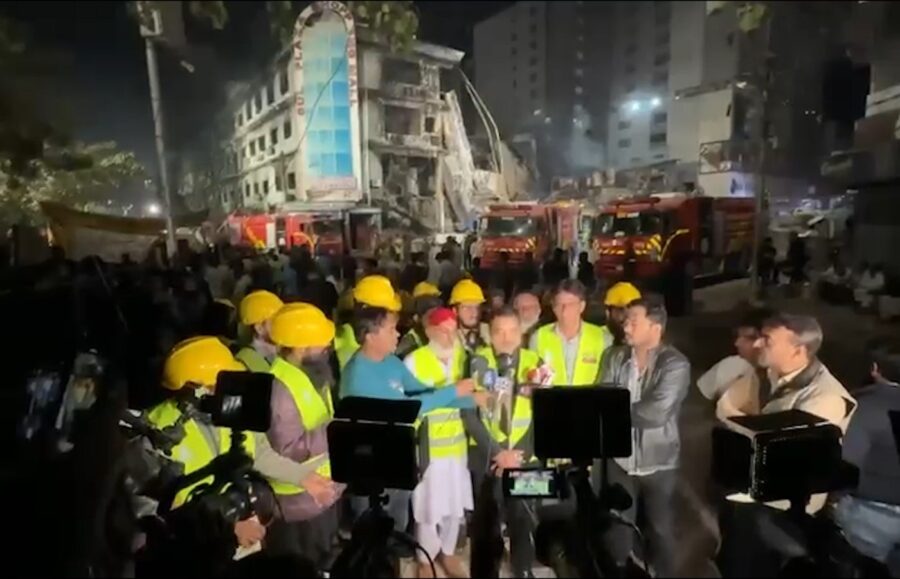 Gul Plaza Fire Lcci Assures Support To Affected Families Traders