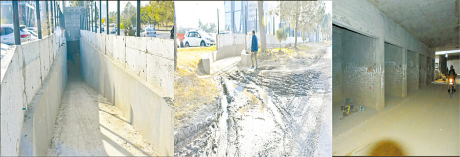 Incomplete Pedestrians Underground Bridge Outside F 9 Park Causes Hardships For G 9 Residents Park Visitors