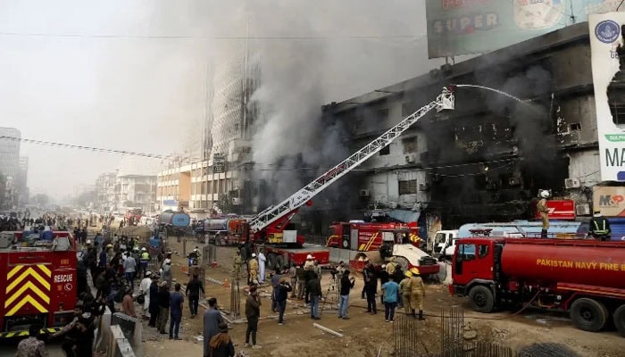 Karachi Gul Plaza Fire Update Death Toll Reaches 10 As 65 Still Missing