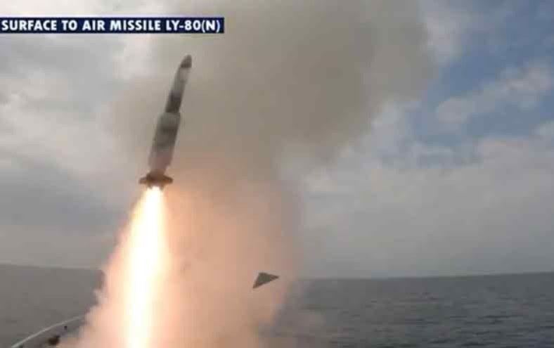 Pakistan Conducts Live Firing Of Ly 80 Missile Open Sea Trial Of Usv