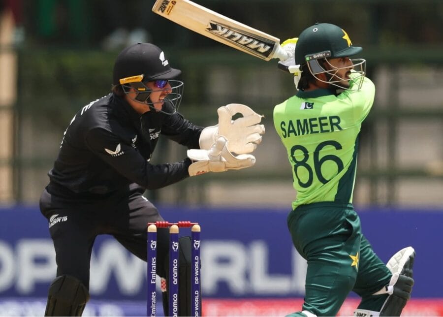 Pakistan Thrash New Zealand In U19 World Cup Super Sixes Match