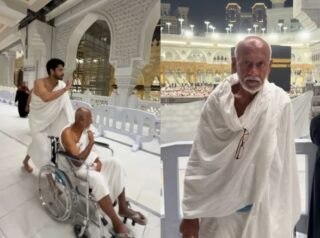 Pakistani Actors Father Goes To Perform Umrah On Wheelchair Returns Home Walking