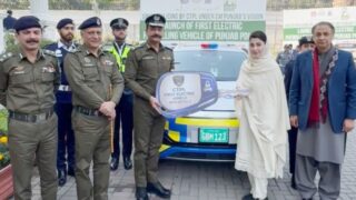 Punjab Launches Pakistans First Green Police Unit With Electric Car