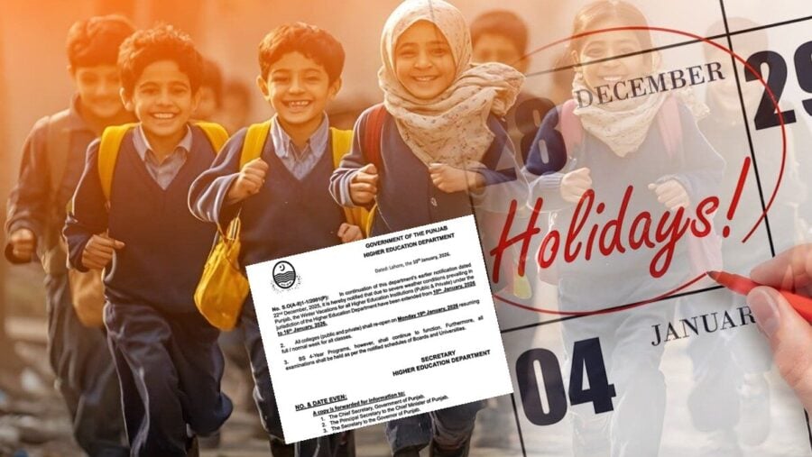 Punjab Winter Holidays 2026 Extension Notification