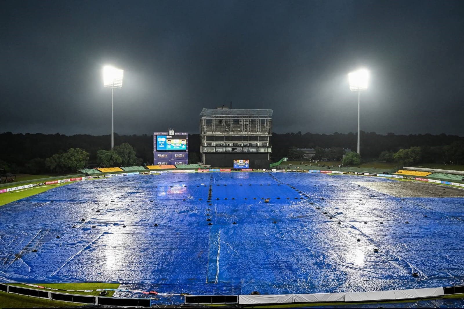 Rain delays toss in Pakistan vs Sri Lanka third T20I in Dambulla