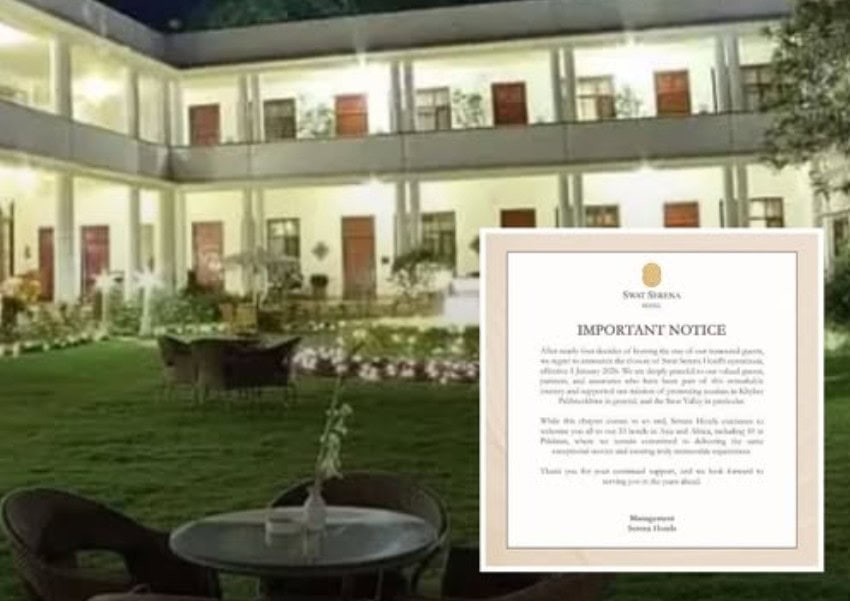 Serena Hotel Swat Shut Down After 40 Years